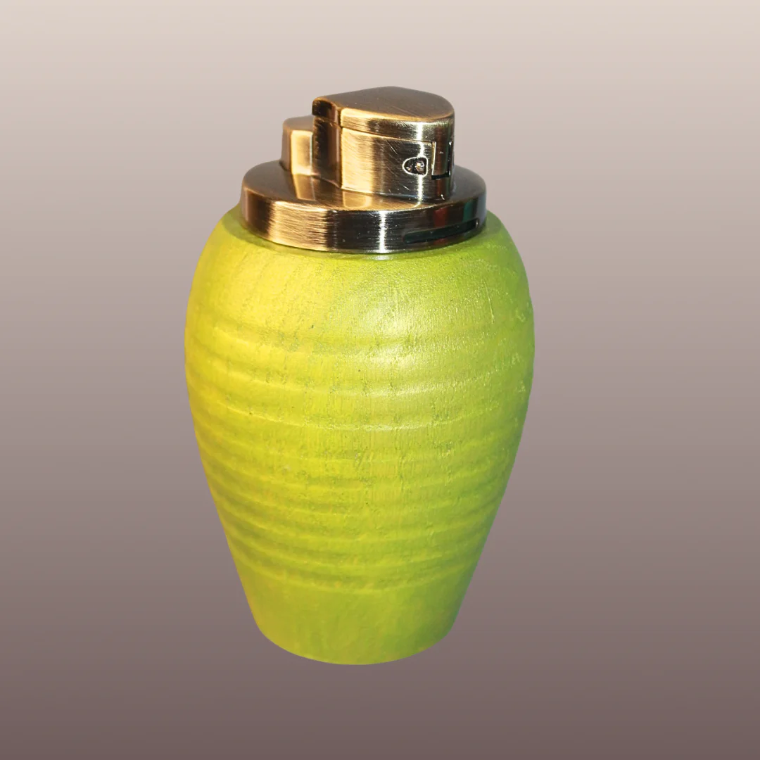 Briquet de table en bois tourné POP