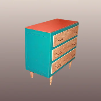 Commode Vintage Bleu