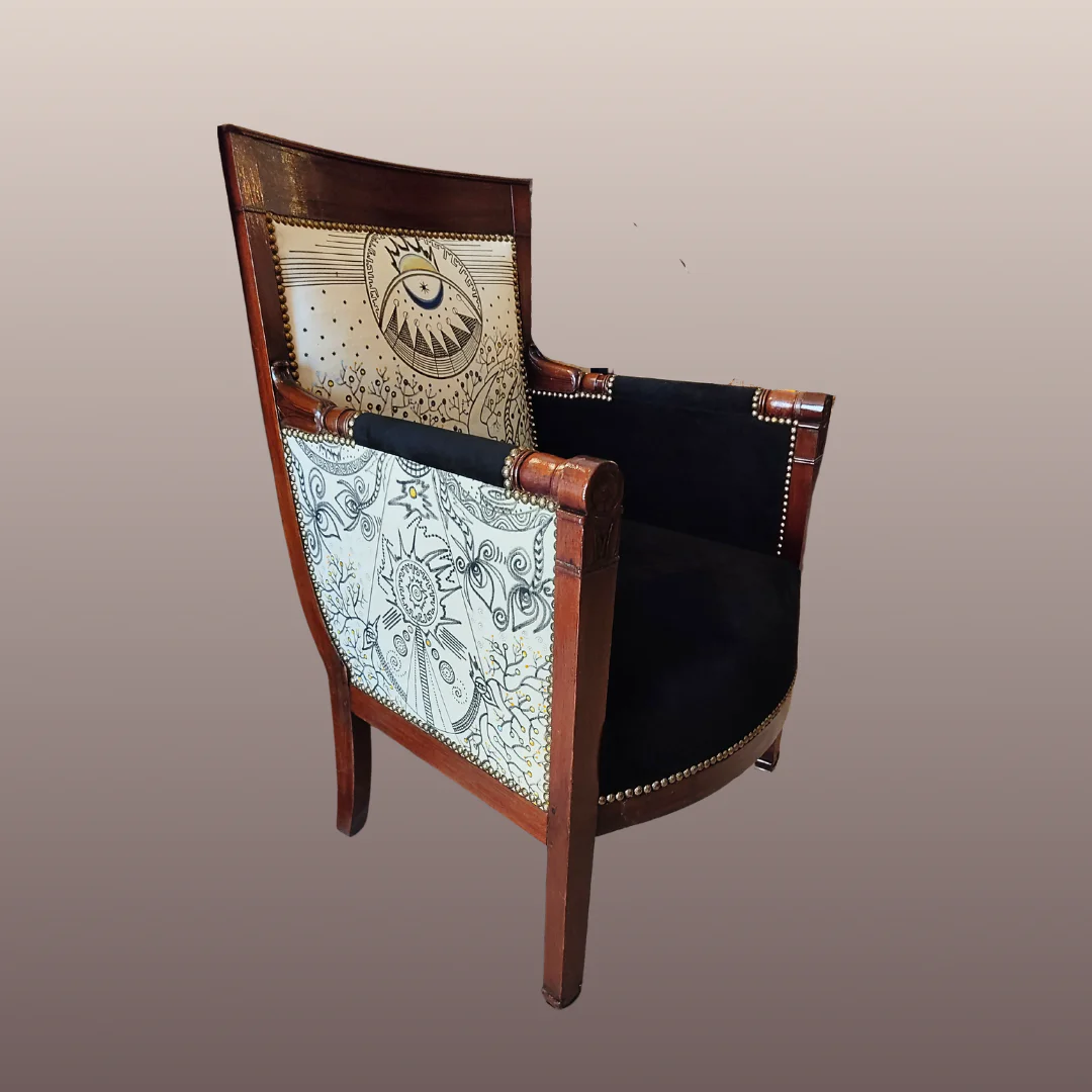 Le Duo- Fauteuils Bergères Empire