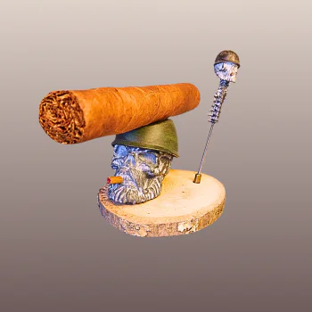 Le Pack repose cigare et son pic Le Vétéran