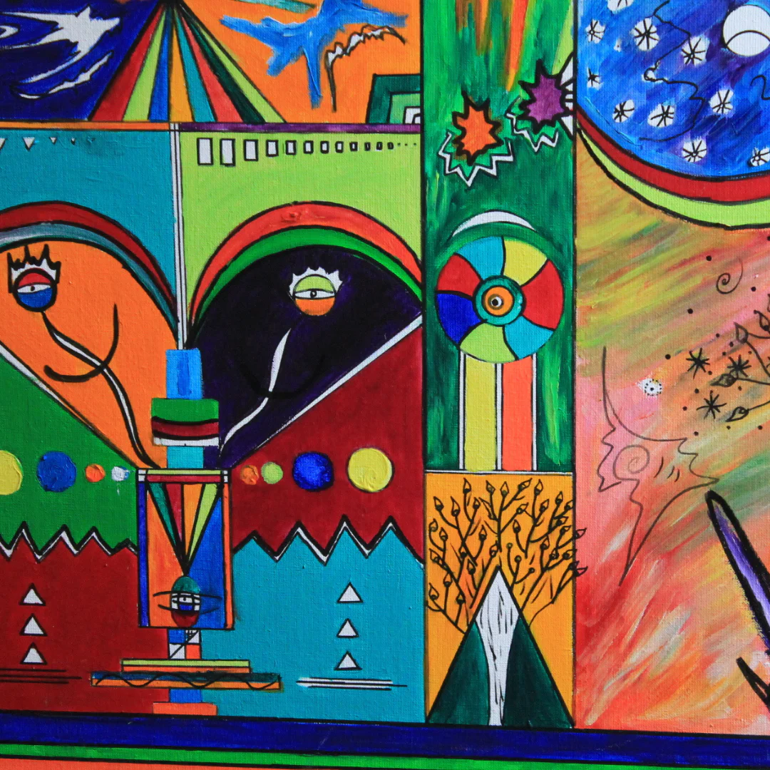 Tableau "Perdez vous dans ce mystère ..." – Image 3