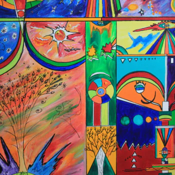 Tableau "Perdez vous dans ce mystère ..."
