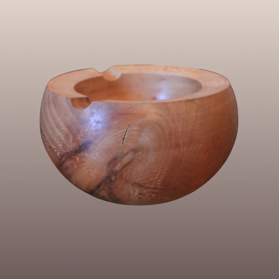 Cendrier en bois ( Platane ) – Image 2