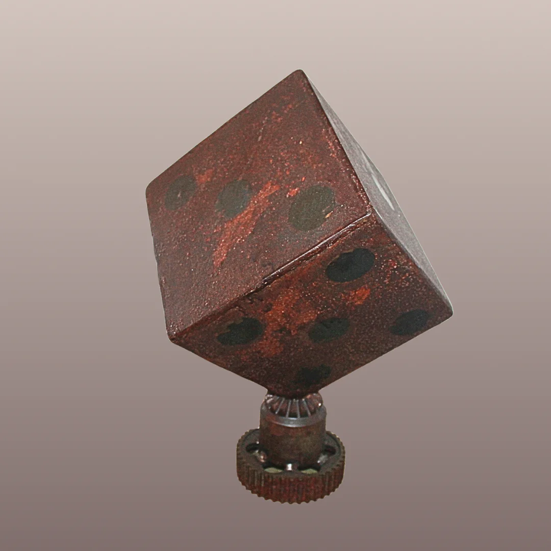 Sculpture en acier soudé  Le Dé – Image 3