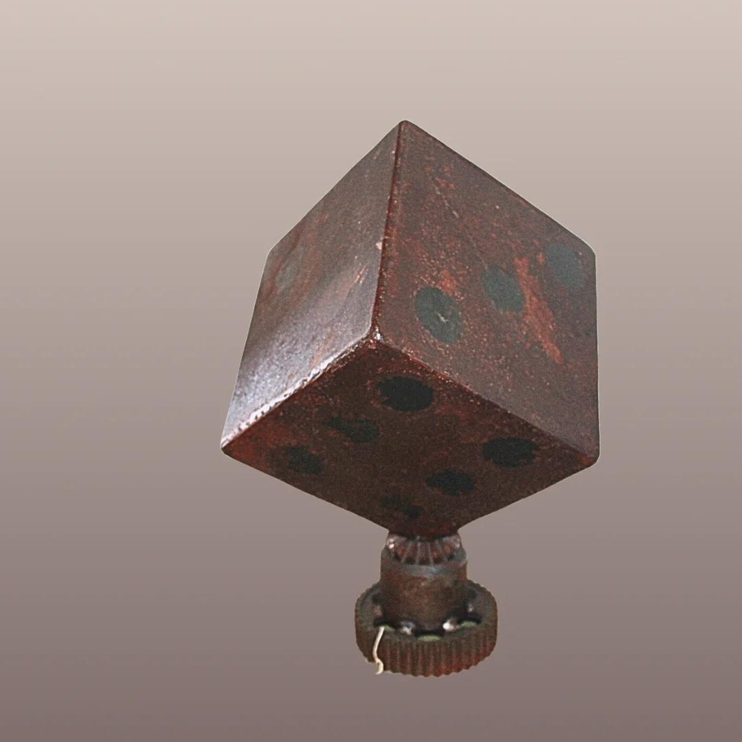 Sculpture en acier soudé  Le Dé – Image 2